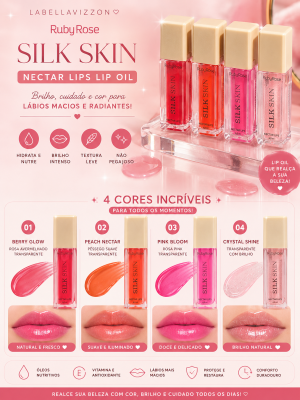 LIP OIL SILK SKIN RUBY ROSE