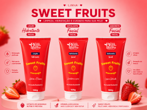 KIT SWEET FRUITS MORANGO