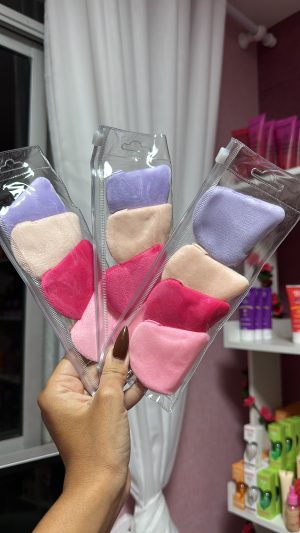 KIT COM 5 ESPONJAS DE PÓ