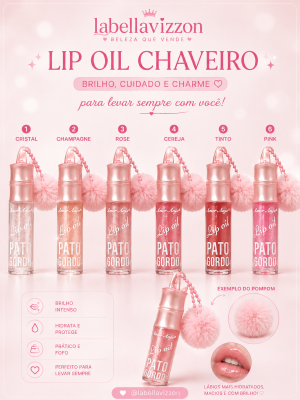 GLOSS CHAVEIRO POMPOM