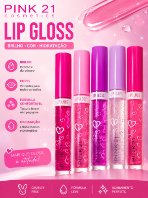 LIP GLOSS PINK 21