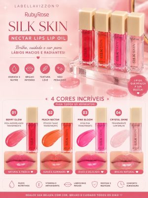 Lip Oil Silk Skin Ruby rose
