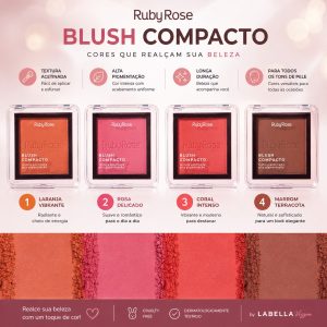 BLUSH COMPACTO RUBY ROSE