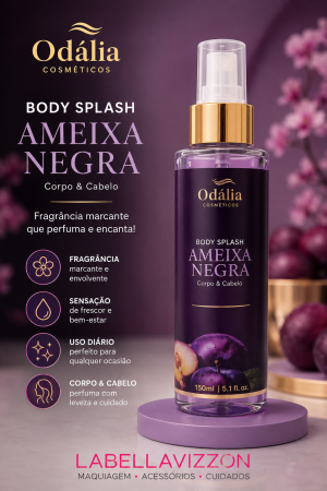 Body splash ameixa negra Odalia