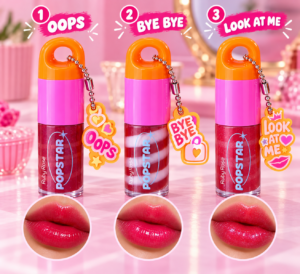 Gloss chaveiro POP star Listras