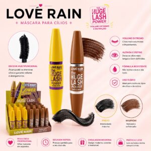 Máscara para cílios love rain