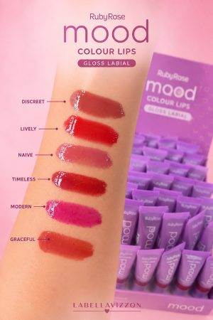GLOSS LABIAL MOOD RUBY ROSE