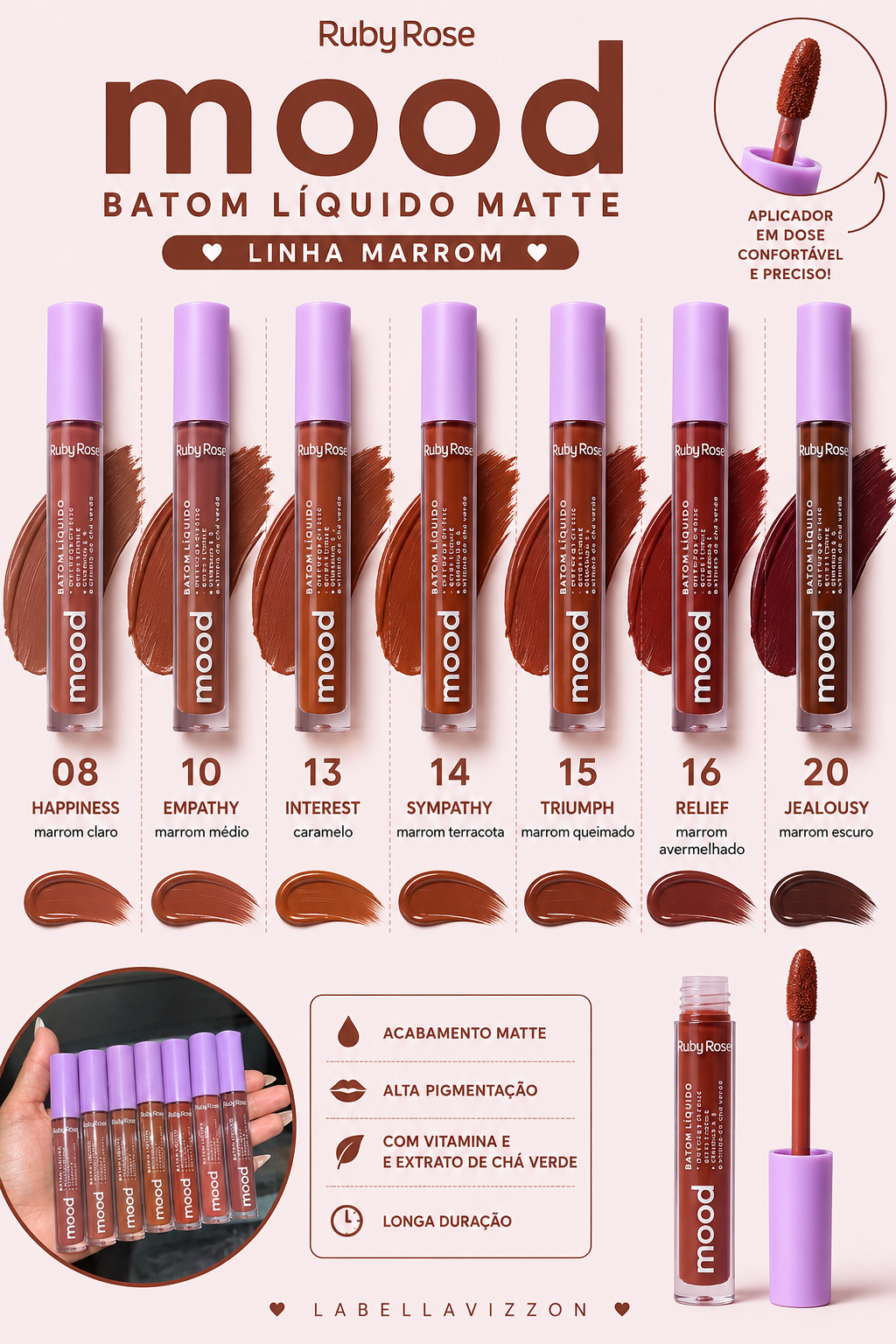 BATOM MATTE RUBY ROSE - Imagem 3