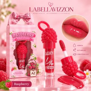 Gloss Raspberry com Chaveiro