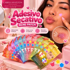 : Adesivo Secativo para Espinhas – Acne Patch Colorido